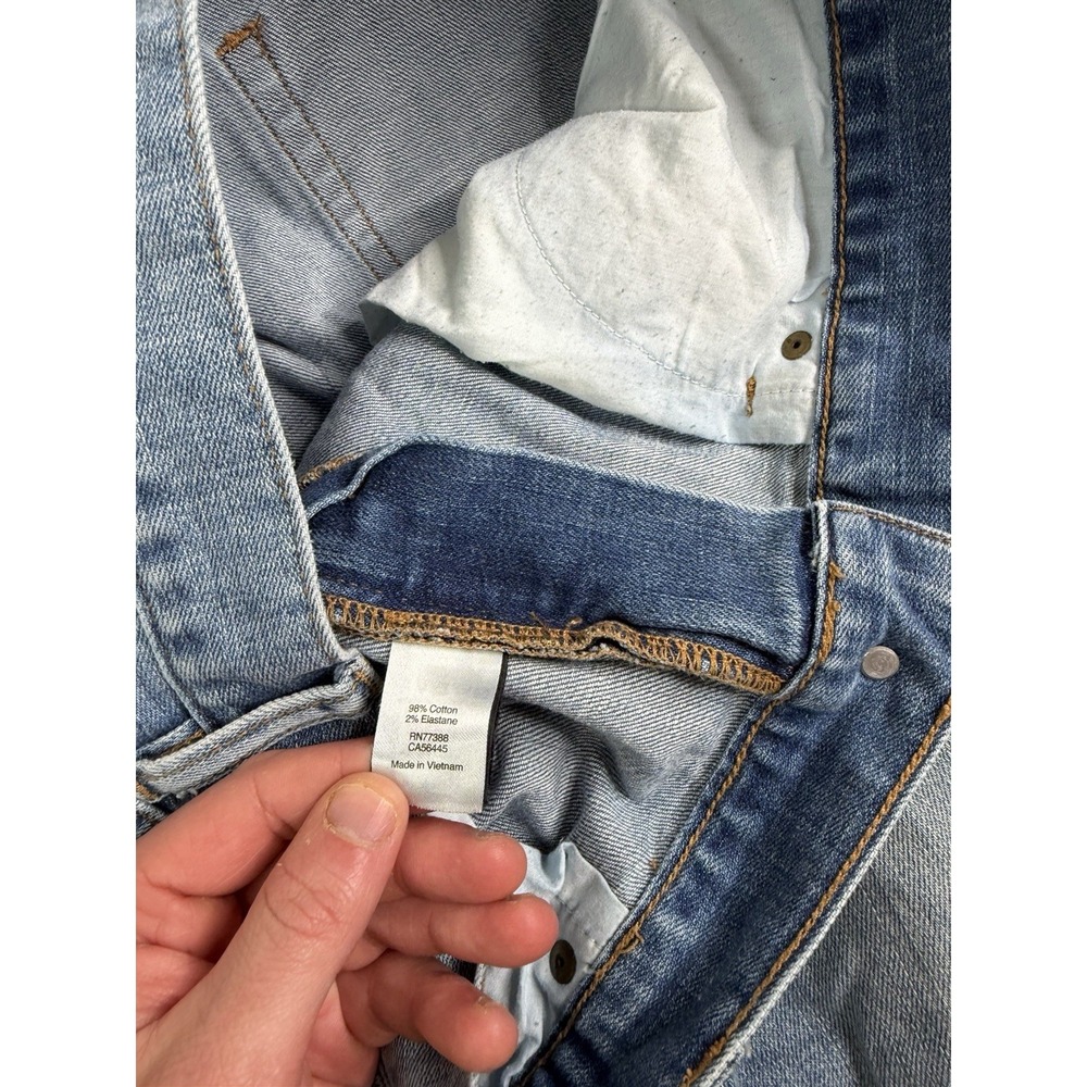 J. Crew Driggs Slim Straight Jeans Men's Size 32X30 Blue - Picture 8 of 13